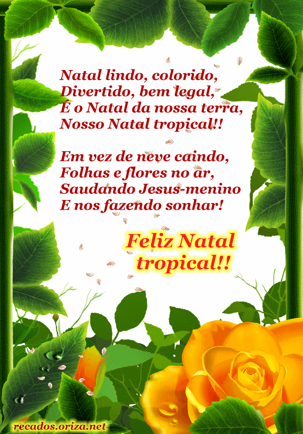 Feliz Natal tropical